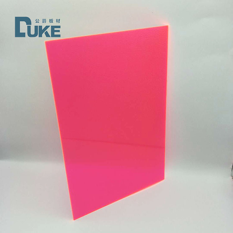 100% Virgin Mitsubishi MMA Pink Plexiglass Day Night Acrylic Sheet